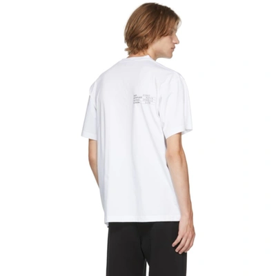 Shop Vetements White Human Identity T-shirt