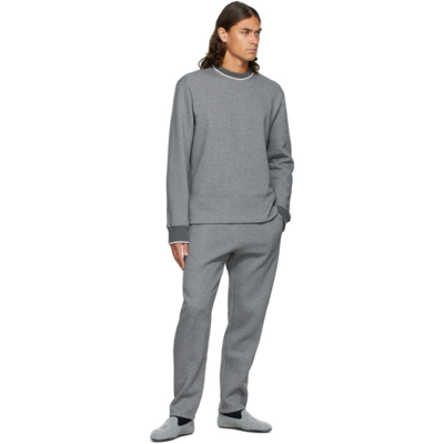 Shop Ermenegildo Zegna Grey Essential Sweatshirt In 032 Mel Gre