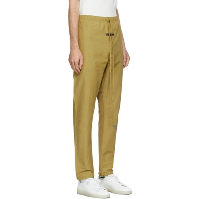 Shop Essentials Khaki Track Lounge Pants In Amber