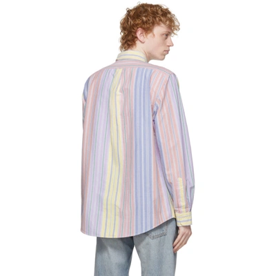 Shop Polo Ralph Lauren Multicolor Striped Oxford Shirt In Fun Shirt