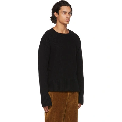 Shop Jacquemus Black 'la Maille Baja' Sweater