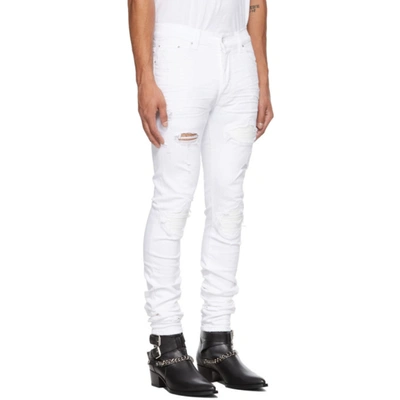 Shop Amiri White Mx1 Jeans