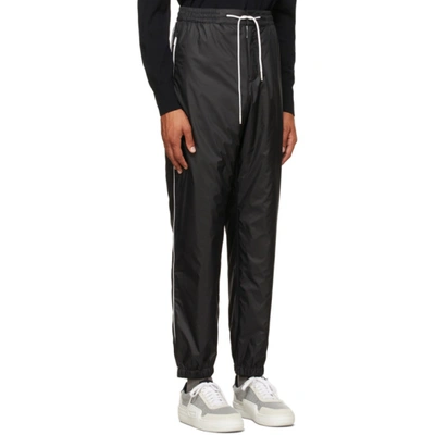 Shop Thom Browne Navy Flyweight Ripstop Piping Lounge Pants In 415 Navy