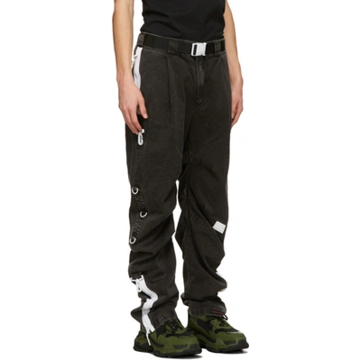 Shop 99% Is Black Washing D-ring Lounge Pants