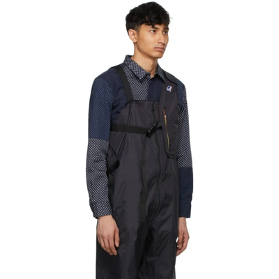 Shop Engineered Garments Black K-way Edition Kayden 3.0 Vest Bag