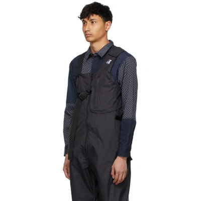 Shop Engineered Garments Black K-way Edition Kayden 3.0 Vest Bag