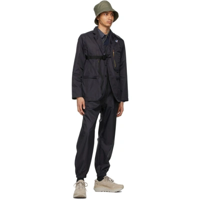 Shop Engineered Garments Black K-way Edition Kayden 3.0 Vest Bag