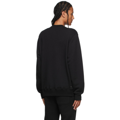 Shop Amiri Black Logo Sweater