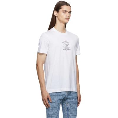 Shop Givenchy White Slim Fit Crest T-shirt In 100-white