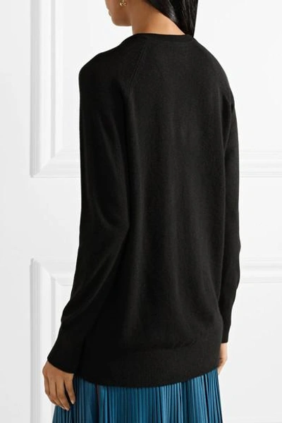Shop Equipment Asher Oversized Cashmere Sweater In Black