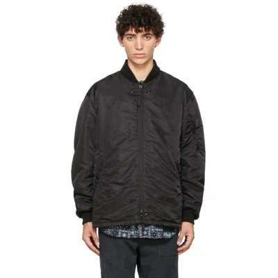 Engineered Garments Black Aviator Jacket In Ct066black | ModeSens