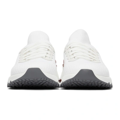 Brunello Cucinelli Low-top Knitted Sneakers In White