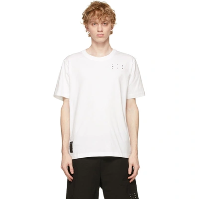 Shop Mcq By Alexander Mcqueen White Relaxed Logo T-shirt In 9000 Optic White