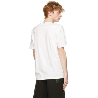 Shop Mcq By Alexander Mcqueen White Relaxed Logo T-shirt In 9000 Optic White
