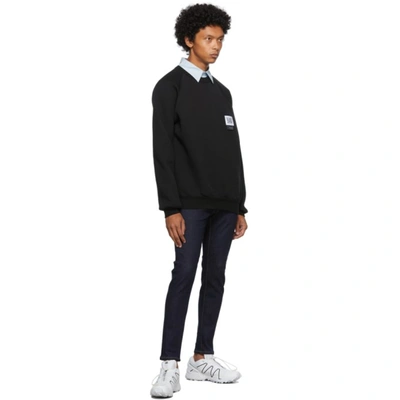 Fumito Ganryu Blue 5 Pockets Separate Skinny Jeans In Indigo
