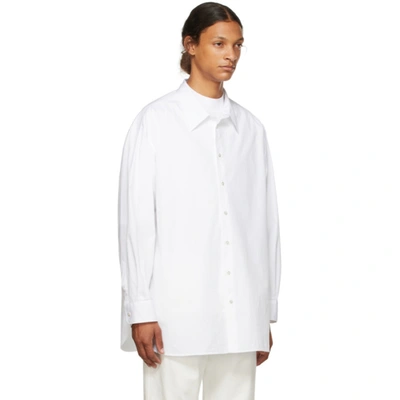 Shop The Row White Lukre Shirt In Optic White
