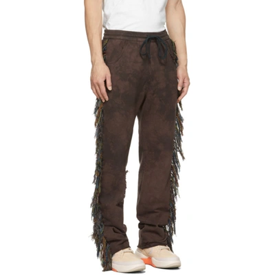 Shop Alchemist Ssense Exclusive Brown Riders In The Sky Lounge Pants