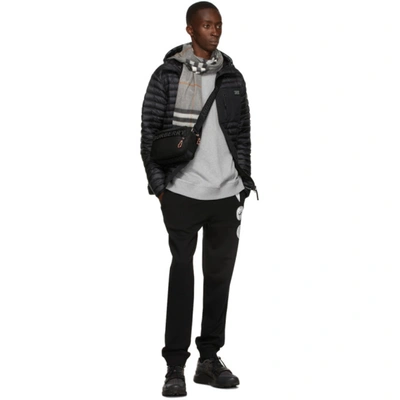 Burberry Black Down Packable Lenham Jacket In Black