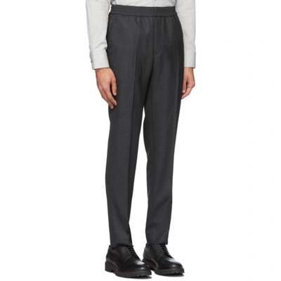 Shop Harmony Grey Paolo Trousers In 001 Dkgrey
