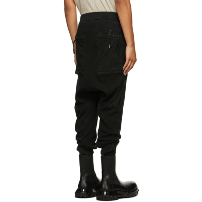 Shop Boris Bidjan Saberi Black P18.1 Lounge Pants