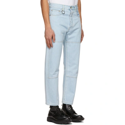 Shop Etudes Studio Blue Corner Jeans In Stone