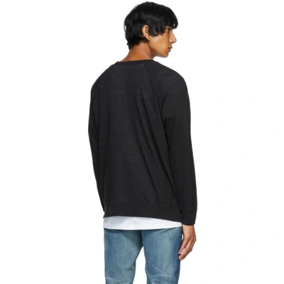 Shop Isabel Marant Black Kieffer Long Sleeve T-shirt In Black 01bk