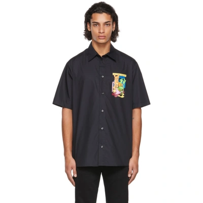 Shop Opening Ceremony Black Animal Chairs Short Sleeve Shirt In Black Ulti