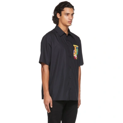 Shop Opening Ceremony Black Animal Chairs Short Sleeve Shirt In Black Ulti