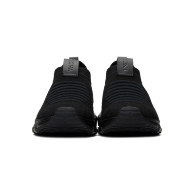 Shop Z Zegna Black Sock 2.0 Slip-on Sneakers In Ner Black