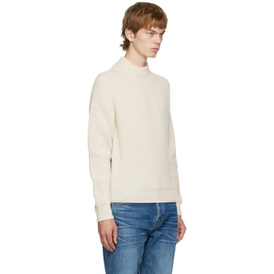 Shop Tom Ford Off-white Cashmere Sweater In N22 Off Whi