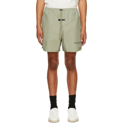 Shop Essentials Green Volley Shorts In Pistachio