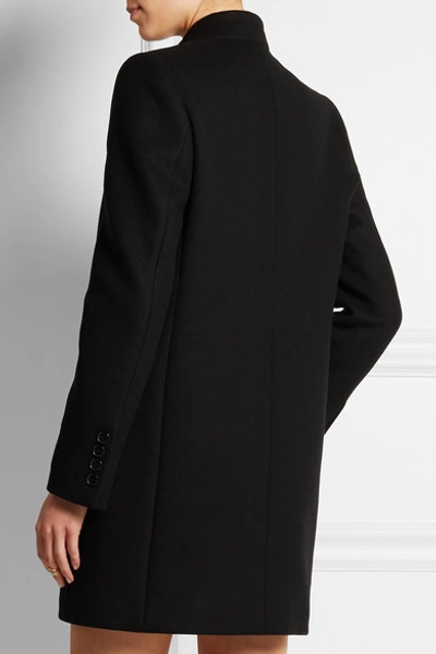 Shop Stella Mccartney Bryce Wool-blend Coat In Black
