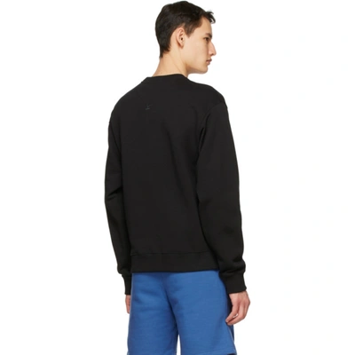 Shop Kenzo Black Logo Sweatshirt In 99 - Black