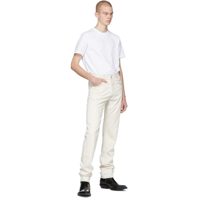 Shop Helmut Lang White Standard T-shirt In Chalk White