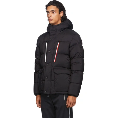 Shop Moncler Black Down Taillefer Jacket In 999 Black