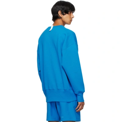 Shop Advisory Board Crystals Blue 123 Sweatshirt In Chalcantite