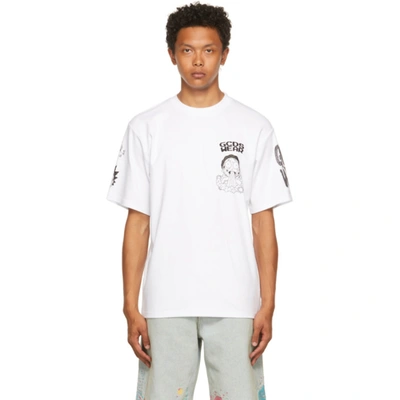 Shop Gcds White Rick & Morty Edition Regular T-shirt In 01 White
