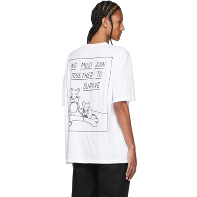Shop Loewe White 'don't Forget' T-shirt In 2100 White