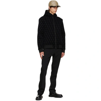 Shop Fendi Black 'forever ' Jacket In F0qa1 Black