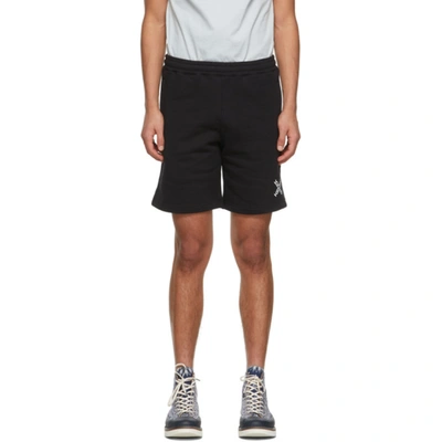 Shop Kenzo Black Little X Classic Sport Shorts In 99 - Black