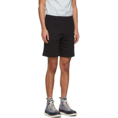 Shop Kenzo Black Little X Classic Sport Shorts In 99 - Black