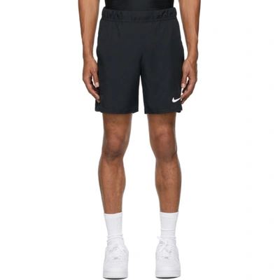 Shop Nike Black Dri-fit Court Victory Shorts