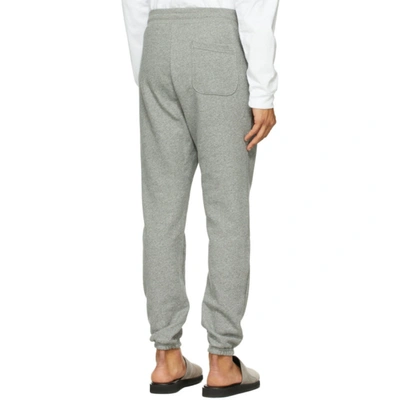 Shop John Elliott Grey La Lounge Pants In Dark Grey