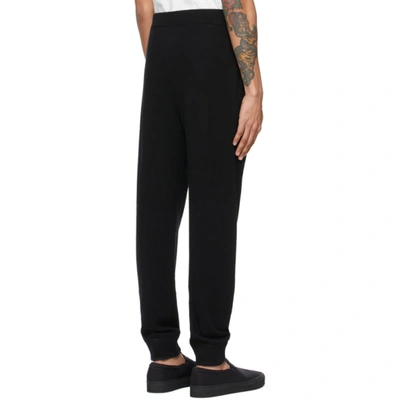 Shop The Row Black Olivier Lounge Pants