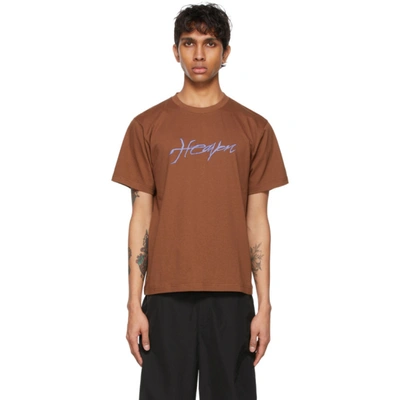 Shop Marc Jacobs Brown Heaven By  Distorted T-shirt In 200 Brown