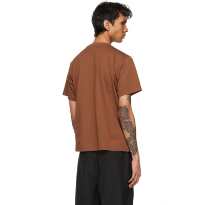 Shop Marc Jacobs Brown Heaven By  Distorted T-shirt In 200 Brown