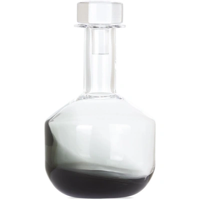 Shop Tom Dixon Black Tank Whiskey Decanter In Clear Grad