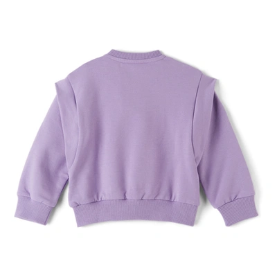 Shop Versace Baby Purple Medusa Sweatshirt In 2l230 Lilac+gold
