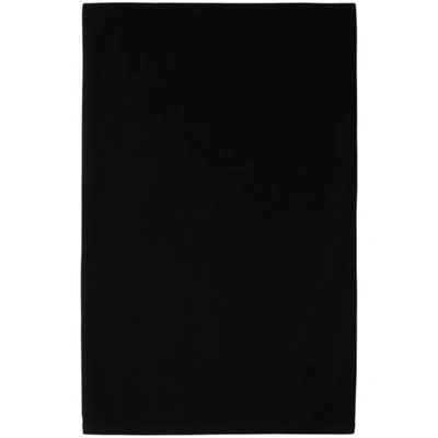 Shop Paco Rabanne Black Fleece Blanket In P001 Black