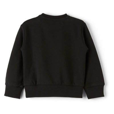 Shop Versace Baby Black Medusa Print Sweatshirt In 2b070 Black+multicol